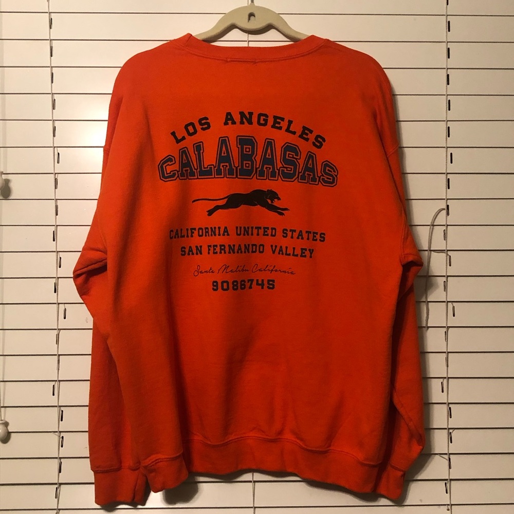 Pretty Little Thing Oversized Calabasas Crewneck